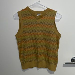 Anycar Mustard Sweater Vest